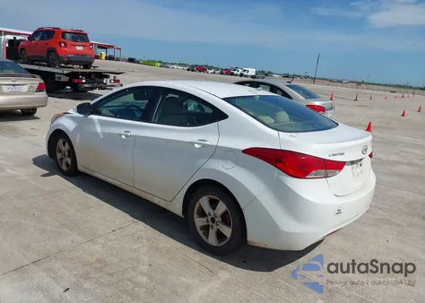 2013 Hyundai Elantra Gls from USA, damaged, VIN 5NPDH4AE9DH295782